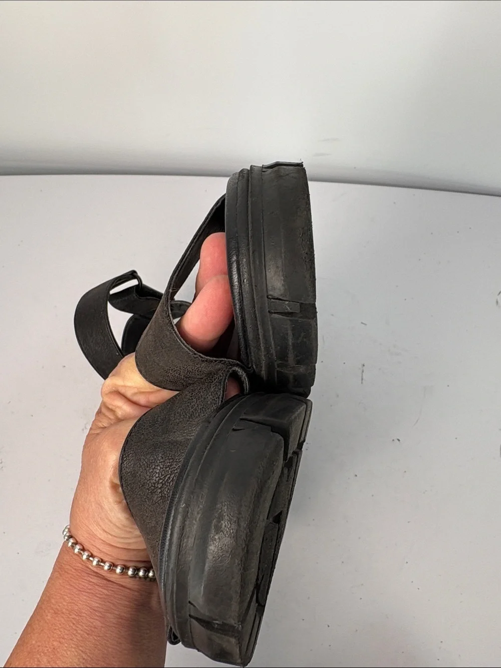 🥡 MIA vegan black  Chunky Platform Sandals